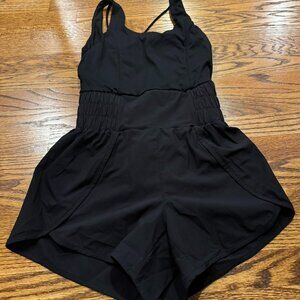 Mono B Strappy Romper Black Medium